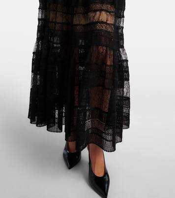 Robe midi en dentelle | Elie Saab