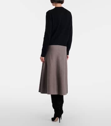 Midirock aus Schurwolle | Jardin des Orangers