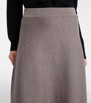 Midirock aus Schurwolle | Jardin des Orangers