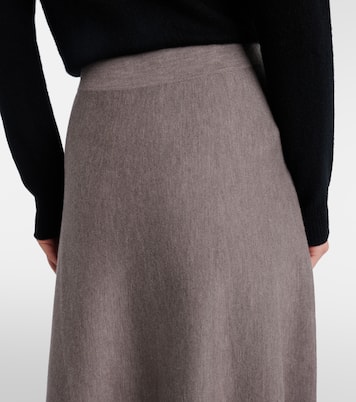 Midirock aus Schurwolle | Jardin des Orangers