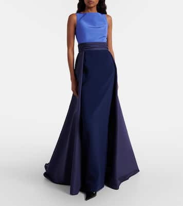 Robe aus Seiden-Faille | Carolina Herrera