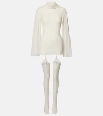 Wool-blend minidress | Aya Muse