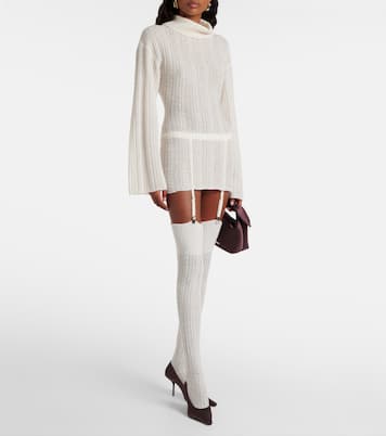 Wool-blend minidress | Aya Muse
