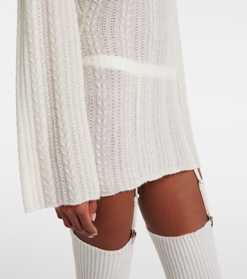 Wool-blend minidress | Aya Muse