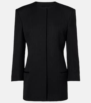 Ribbed-knit wool blazer | Calvin Klein Collection