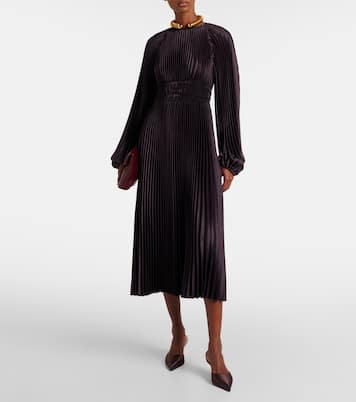 Ortiz pleated midi dress | Joseph