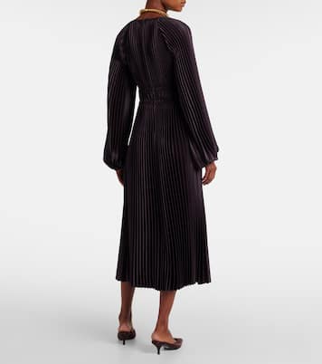 Ortiz pleated midi dress | Joseph