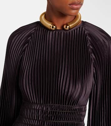 Ortiz pleated midi dress | Joseph