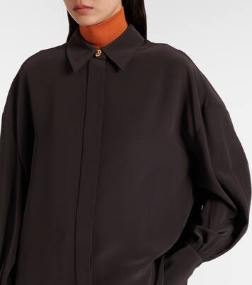 Camilia satin twill shirt | Joseph
