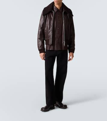 Chaqueta bomber Pharos de piel | Our Legacy