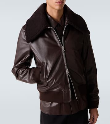 Chaqueta bomber Pharos de piel | Our Legacy