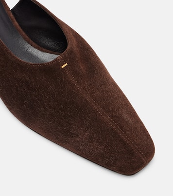 Cecilia suede slingback flats | Khaite