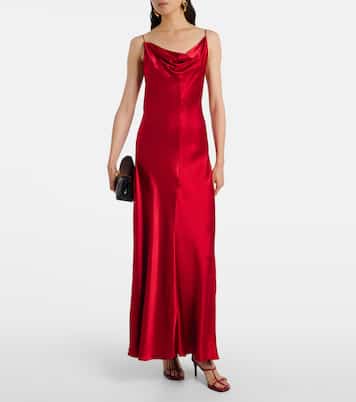 Emi satin maxi dress | Fforme