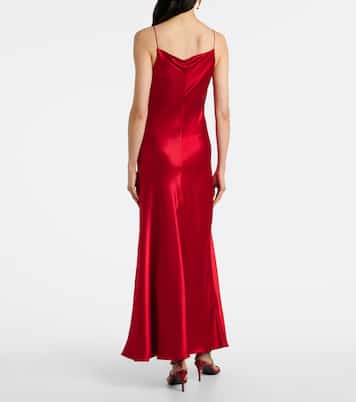 Emi satin maxi dress | Fforme