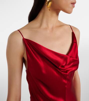 Emi satin maxi dress | Fforme