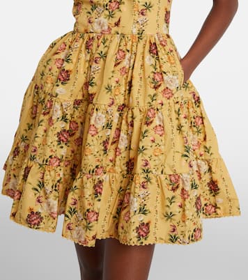 Robe Lima en coton à fleurs | Agua by Agua Bendita