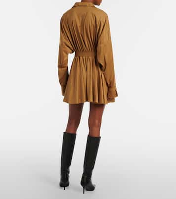 Robe chemise en satin | Norma Kamali