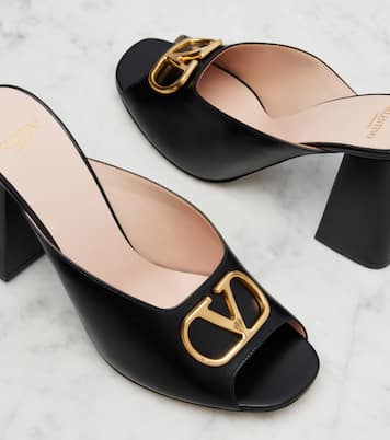 VLogo leather mules | Valentino Garavani