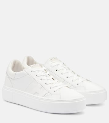 H705 Allacciato H leather platform sneakers | Hogan