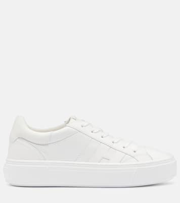 H705 Allacciato H leather platform sneakers | Hogan