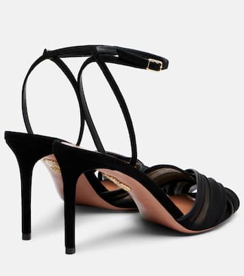 Sandales slingback Voile 85 en cuir | Aquazzura