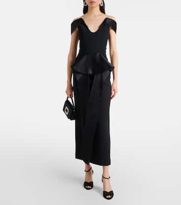 Sandales slingback Voile 85 en cuir | Aquazzura