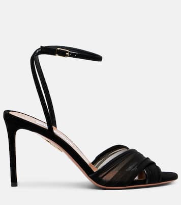 Sandales slingback Voile 85 en cuir | Aquazzura