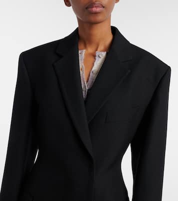 Abrigo cruzado de lana | Acne Studios