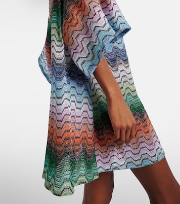 Wave lamé beach dress | Missoni