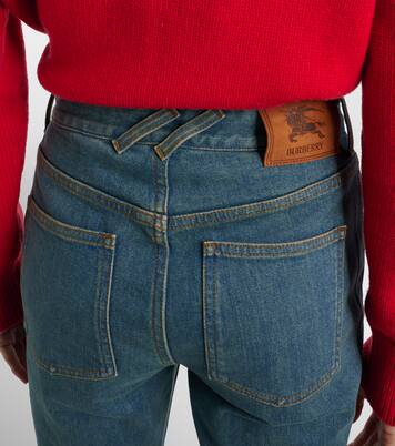 Burberry Check flared jeans | Burberry