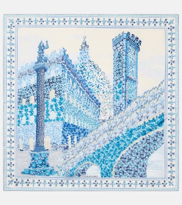 Bedrucktes Tuch aus Seide | Ferragamo