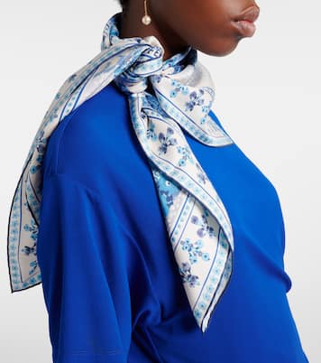 Bedrucktes Tuch aus Seide | Ferragamo