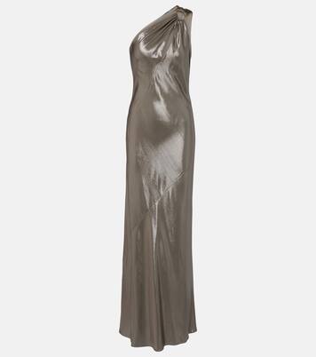 Odissea one-shoulder lamé gown | Max Mara