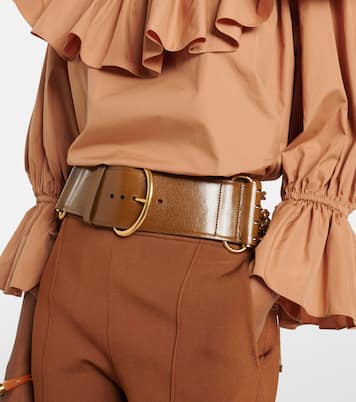 Cintura Chloé Camera Chain in pelle con catena | Chloé