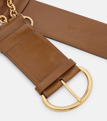 Cintura Chloé Camera Chain in pelle con catena | Chloé