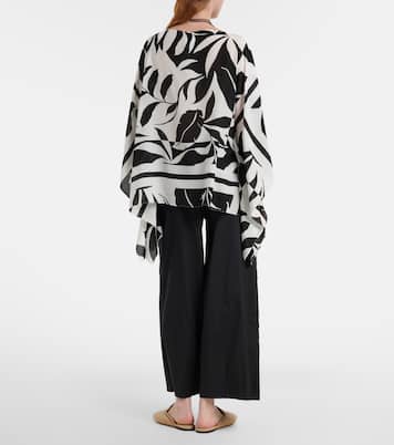 Pece cropped cotton-blend wide-leg pants | Max Mara