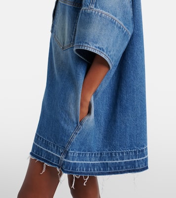 Oversized polo denim minidress | Givenchy