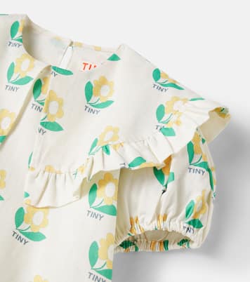 Abito Tiny Flower in lino e cotone | Tinycottons