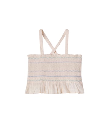 Florentina smocked cotton top | Louise Misha
