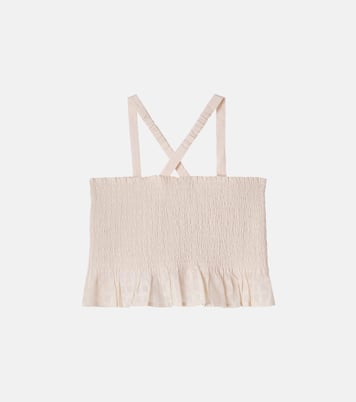 Florentina smocked cotton top | Louise Misha