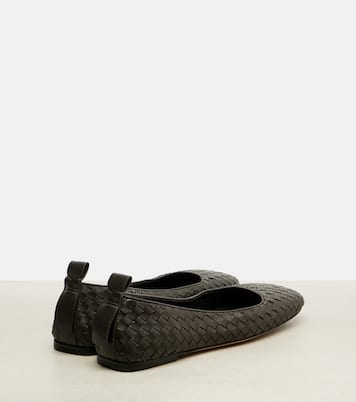 Bailarinas Charlotte de piel Intrecciato | Bottega Veneta