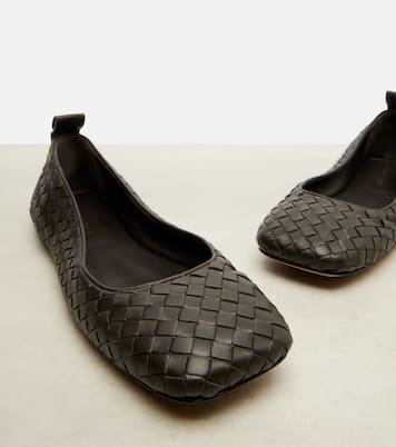 Bailarinas Charlotte de piel Intrecciato | Bottega Veneta