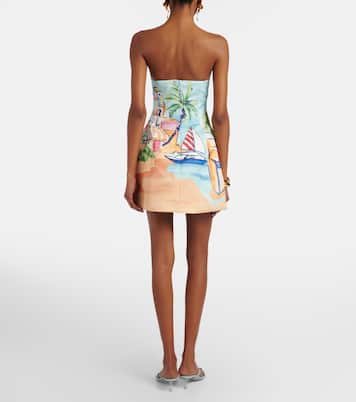 Printed bustier dress | Leo Lin