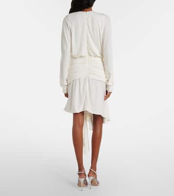 Stone Pin draped jersey minidress | Christopher Esber