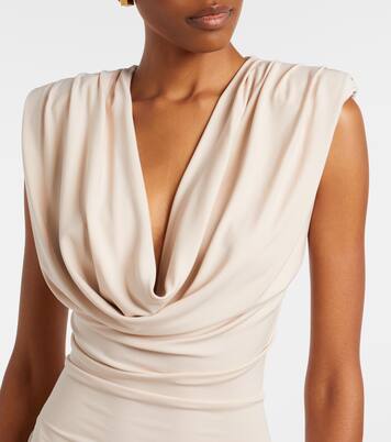 Draped jersey minidress | Wardrobe.NYC