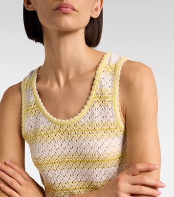 Top Paula's Ibiza en coton mélangé à rayures | Loewe