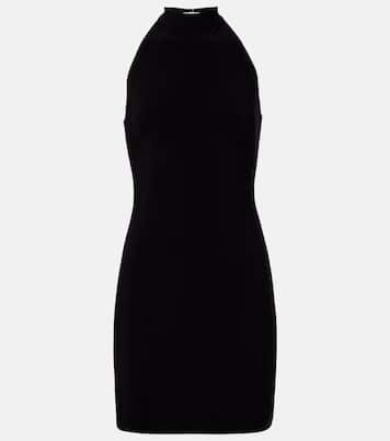 Halterneck jersey minidress | Norma Kamali