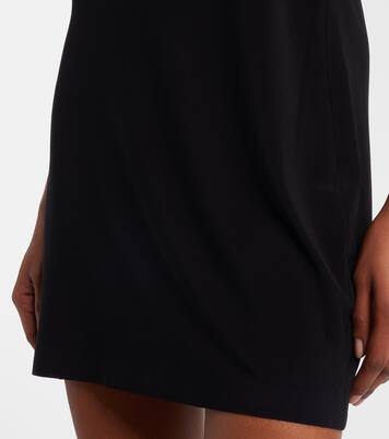 Halterneck jersey minidress | Norma Kamali