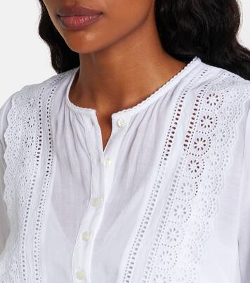 Marguerite cotton-blend voile minidress | Veronica Beard