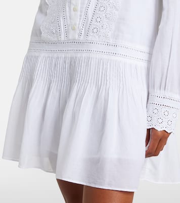 Marguerite cotton-blend voile minidress | Veronica Beard